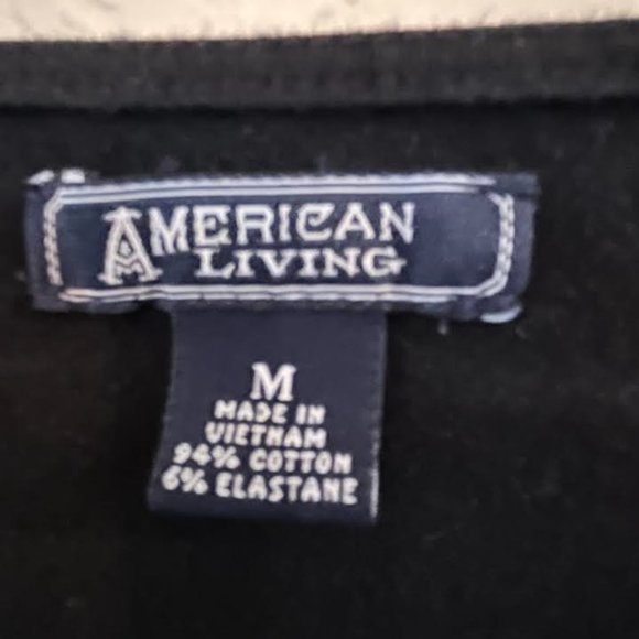 American Living, size medium, Black and white Tee - Picture 3 of 3